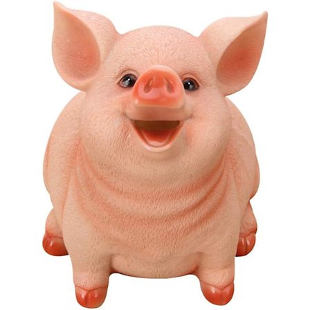 Sød Stor Sparegris Legetøj, Brudsikker Pengetank, Legetøjsgave Sparekrukke, Møntautomat til Drenge, Piger, Børn, Voksne og Børn (stor Gris)
