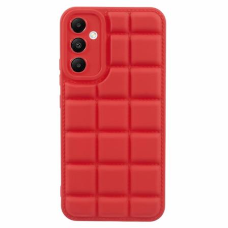 SKALO Samsung A15 4G Puffer Bumper TPU-Cover - Rød Red