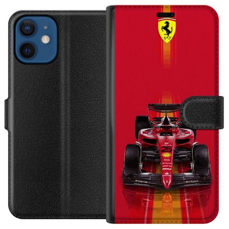 Yhteensopiva Lompakkokotelo Apple Apple iPhone 12 mini Ferrari Formula 1 -auto ikonisessa punaisessa muotoilussa urheilullisella tarkkuudella