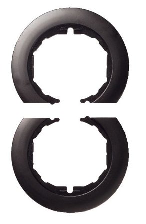 Schneider Electric Renova WDE011504 Tapetskydd 2-pack, kombi, svart, Strömbrytare & vägguttag