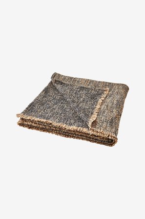 Affari of Sweden - Huopa Nina - Musta - Torkkupeitot - 130X180 - - Homeroom