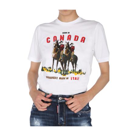 Dsquared2 T-Shirts Hvid, Dame