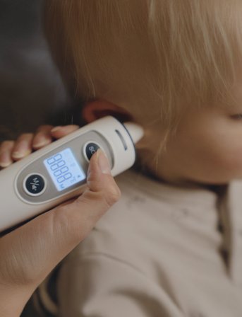 Mininor Ear And Non-Contact Thermometer - White - 0 M