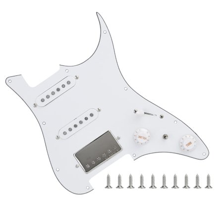 SSH-tyyppiset esijohdotetut kaksoiskäämikokoonpanot Pickguard sähkökitaralle - Instrumenttivarusteet