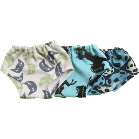 Mönstrade trosor till Lillan, dockkläder