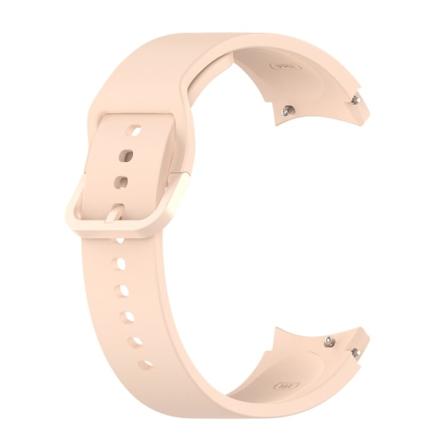 Silikonklokkerem for Samung Galaxy Watch4 40 mm / 44 mm flat spenne Light Pink
