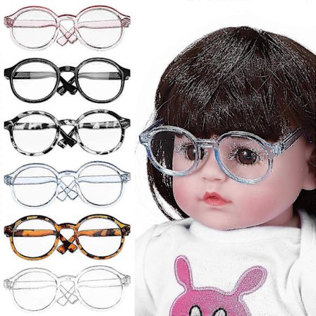 stk Dukkebriller Dukke Solbriller Kostyme Briller Rekvisitter Briller Miniatyrdukker Utklednings Tilbehør