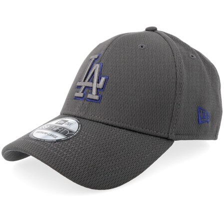 New Era - MLB Gris flexfit Casquette - Los Angeles Dodgers 39THIRTY Eg Charcoal/Charcoal Flexfit @ Hatstore