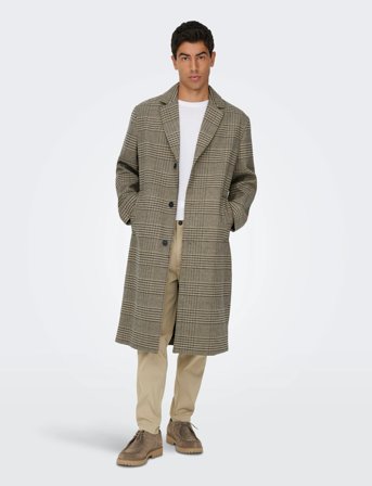 ONLY & SONS Onsolaf Wool Jacket Otw - Beige - XL