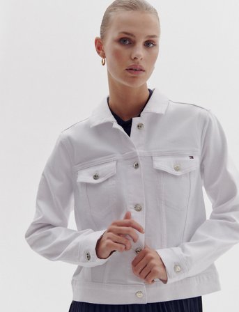 Tommy Hilfiger Dnm Slim Jacket White - White - 32