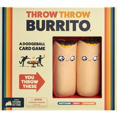 Throw Throw Burrito fra Exploding Kittens - Et Dodgeball kortspil