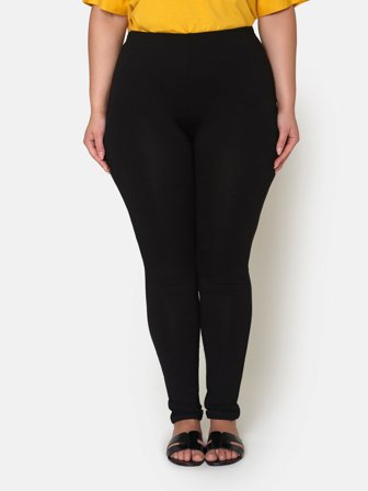 CISO - Leggings - Sort - Curvy Slim Fit