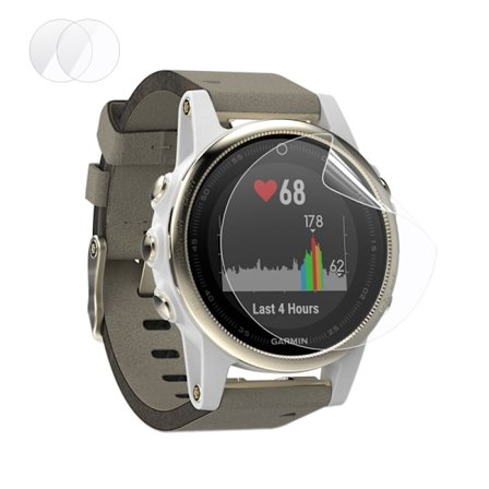 2-pack HAT PRINCE Garmin Fenix 5S Mjuk Nano Super Skärmskydd