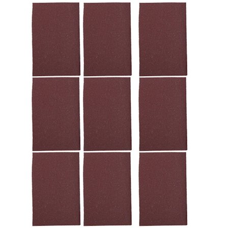 9-delt sett med sandpapir for gitar, mutter, sadel, bro, polering, tresliping