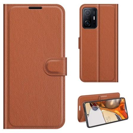 Classic Xiaomi 11T Flip Etui - Brun Brown