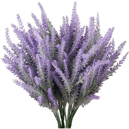 6 kunstige lavendelbuketter til bryllup hjemmekontor dekoration