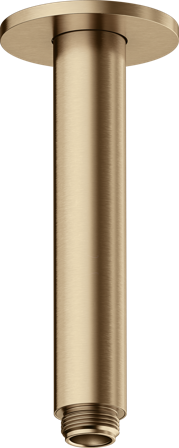 Mora INXX II 275405.62 Duschrör för takmontering, för inbyggd takdusch Borstad mässing, Badrum