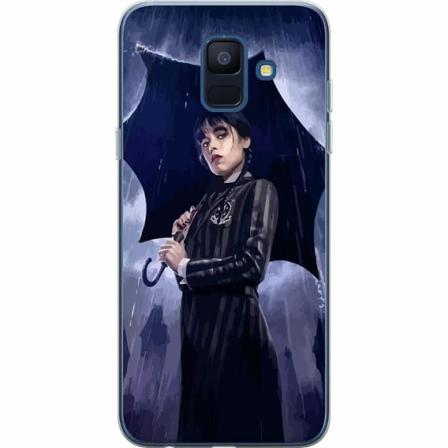 Samsung Galaxy A6 (2018) Genomskinligt Skal Wednesday Addams