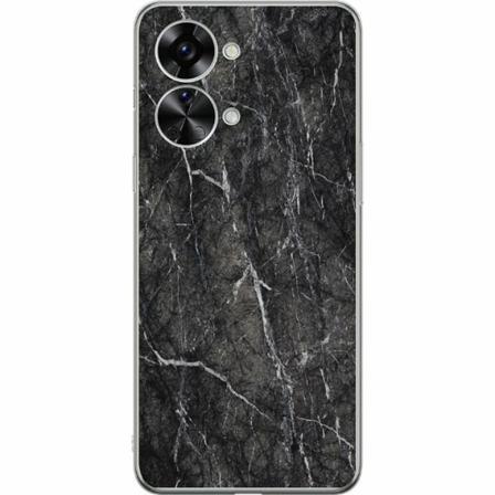 Oneplus Nord 2t Genomskinligt Skal Marmor Svart