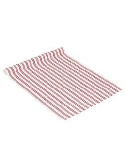 Löpare randig Nina Rosa - 40x140 cm - Fondaco