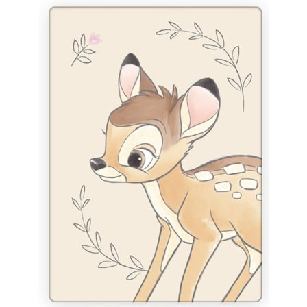 Disney Bambi fleecefilt 100x140 cm - Mjuk och mysig för alla åldrar