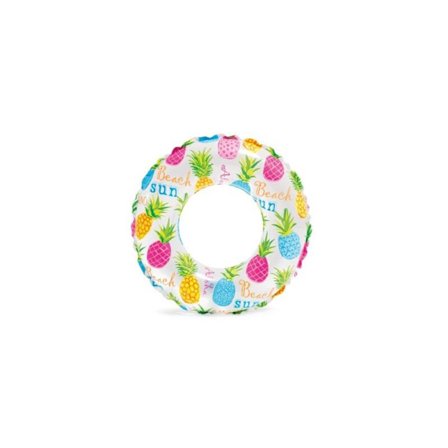 Svømmering 61 cm oppustelig badering ananas swim ring Intex