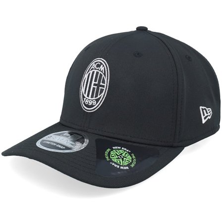 New Era - Football - Black - adjustable - Cap - AC Milan Recycled 9SEVENTY Black Adjustable - Hatstore