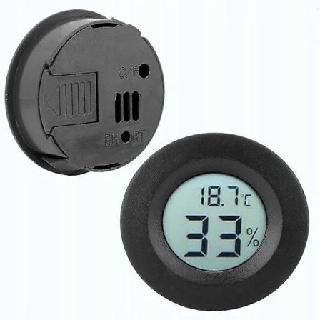 [CA] Trådløst Termometer Elektronisk Hygrometer Sort