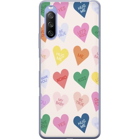 Yhteensopiva Puhelinkuori Sony Sony Xperia 10 III Lite Karkkisydämet