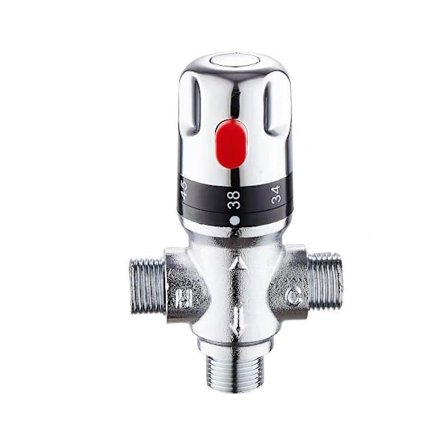 Termostatblandare för kran, dusch och badkar, 4"