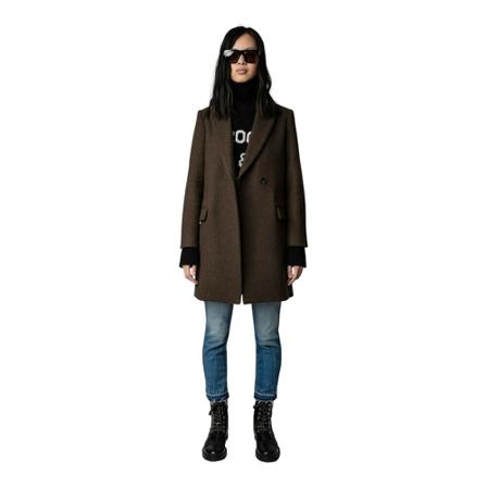 Zadig & Voltaire Down Jass , Bruin , Dames , Maat: M Parka Jassen