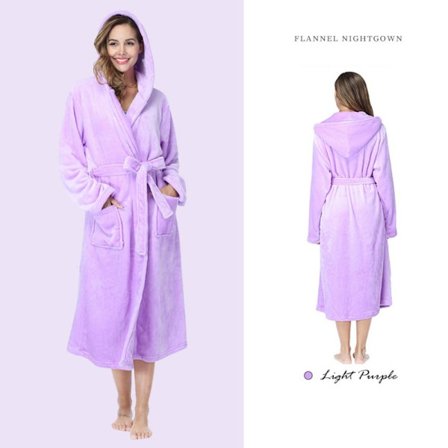 Hupullinen kylpytakki PURPLE S