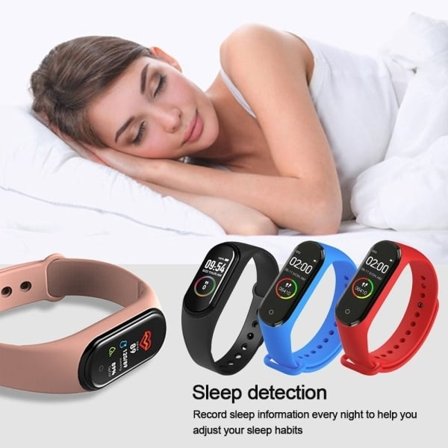 Smartwatch Aktivitetsmätare Svart