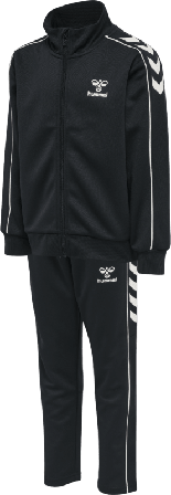 Hummel Kids' hmlTrack Tracksuit Children long-sleeved sweaters Black 146