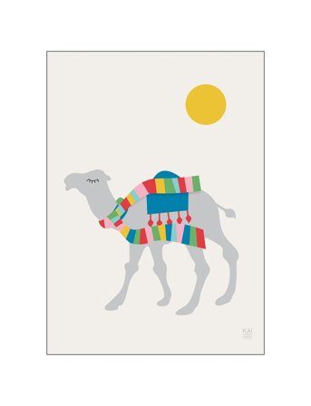 Poster & Frame Dromedary - Multi/patterned - A3