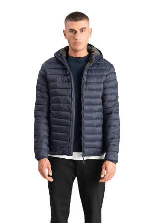 TeeShoppen Lätt Täckt Jacka Med Huva Vinterjackor Herr M