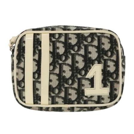 Dior Vintage Pre-owned Canvas pouches Sort, Dame Vintage Tasker, Størrelse: ONE Size