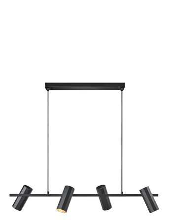Nordlux Alanis 4-Spot | Pendel - Black - W90CM