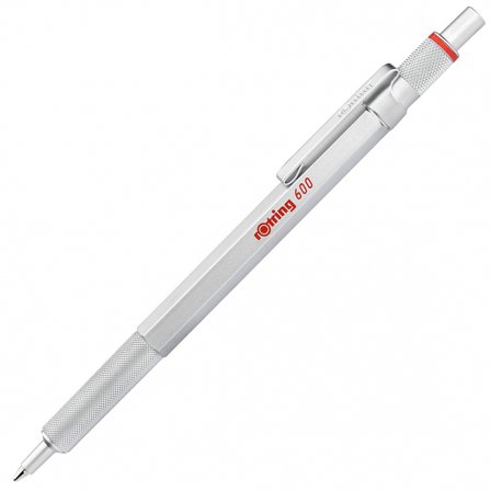 Rotring 600 Stylo gel Silver