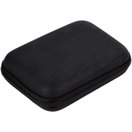 Bærbar kabeloppbevaringspose Kabelbeholder Organizer Bag Multifunksjonell Reise Digitalt Tilbehør (Svart)