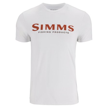 Simms Logo T-Shirt Pure White - M