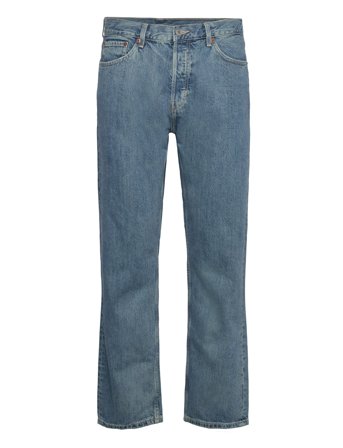 Weekday Space Relaxed Straight Leg Jeans - Blue - 27 x 30