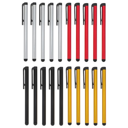 20 STK Svarta Pennor Bästa Stylus Rita Kapacitiv Stylus Penna Laddningsbar Penna Stylus Penna Surfplatta
