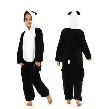 Panda Lasten Kigurumi Pyjama Pojat Yöasut Tytöt Haalarit B