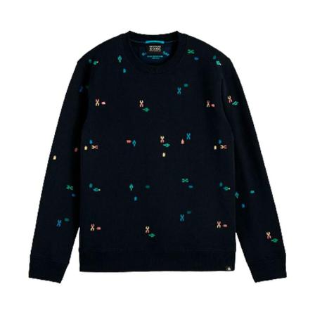 Scotch & Soda, Sweatshirts Blauw, Heren, Maat:M