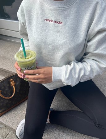 Rethinkit Studios Sweat Shirt Unisex One - Grey - L