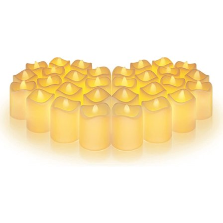 24-pack Flamlösa Elektriska Ljus, Batteridrivna