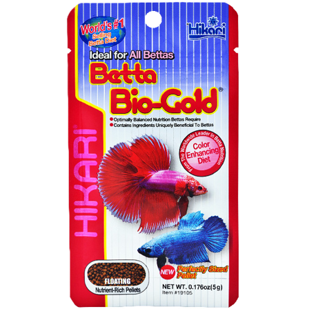Hikari - Betta Bio-Gold Kampfisk 5 g - Akvaristikk - Fiskefôr & fiskemat - Fôrpellets & sticks - ZOO.no