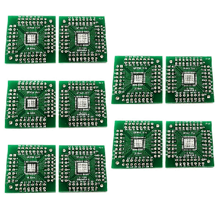 QFN56 QFN64 Adapterkort Konverter Stiftkort Fördjupa 0.5mm fer Kort 10st