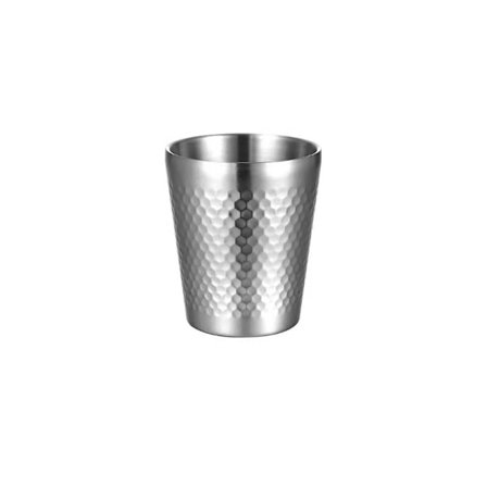 Double-Wall Beer Cups Kallvatten Drycker Cup SILVER 260ML